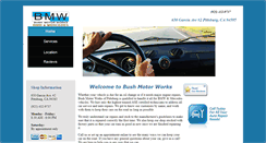 Desktop Screenshot of bushmotorworks.com