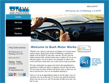 Tablet Screenshot of bushmotorworks.com